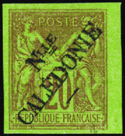 3626 N° 17 A 20c Brique Sur Vert Type II Qualité:(*) Cote:480  - Altri & Non Classificati