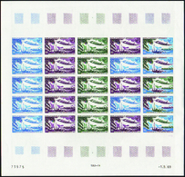 3658 N° 109 Ouverture  Ligne Nouméa-Paris Feuille De 25 Timbres Qualité:** Cote:425  - Altri & Non Classificati