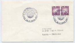 GREENLAND 1969 Cover With Greenland Expedition Commemorative Postmark. - Storia Postale