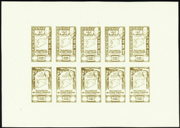 3903 N° 266 + PA 97 Feuillet Gommé De 10 Timbres En Brun Qualité:** Cote:.....  - Altri & Non Classificati