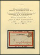 BERLIN B 66 BRIEF, PACKETFAHRT GESELLSCHAFT: 1898, 2 Pf. Braun Auf Packetfahrkarte, Schwarz-rote, Fette Umrandung, Darin - Sonstige & Ohne Zuordnung