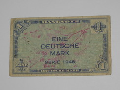 1 Eine Deutsche Mark Série 1948 - BANKNOTE - Allied Occupation WWII - ALLEMAGNE   **** EN ACHAT IMMEDIAT **** - 1 Mark