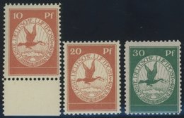 Dt. Reich I-III **, 1912, Flugpost Am Rhein Und Main, Prachtsatz, Mi. 230.- - Sonstige & Ohne Zuordnung