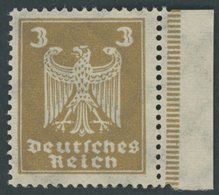 Dt. Reich 355Y **, 1924, 3 Pf. Reichsadler, Wz. Liegend, Pracht, Mi. 400.- - Gebraucht