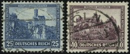 Dt. Reich 477/8 O, 1932, 25 Und 40 Pf. Nothilfe, 2 Werte üblich Gezähnt, Pracht, Mi. 109.- - Gebraucht