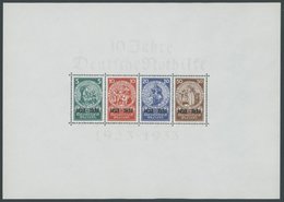 Dt. Reich Bl. 2 **, 1933, Block Nothilfe, Originalgröße, Postfrisch, Pracht, Unsigniert, Fotoattest H.D. Schlegel: Die Q - Sonstige & Ohne Zuordnung