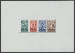 Dt. Reich Bl. 2 **, 1933, Block Nothilfe, Originalgröße, Postfrisch, Unsigniert, Fotoattest H.D. Schlegel: Das Prüfstück - Sonstige & Ohne Zuordnung