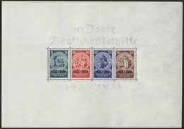 Dt. Reich Bl. 2 **, 1933, Block Nothilfe, Originalgröße, Postfrisch, Gepr. Schlegel (nur 1 Mm Höher Signiert), Mi. 6000. - Sonstige & Ohne Zuordnung