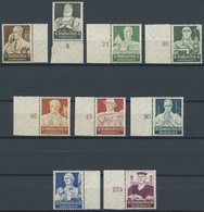 Dt. Reich 556-64 **, 1934, Stände, Prachtsatz Vom Rand, Mi. 600.- - Sonstige & Ohne Zuordnung