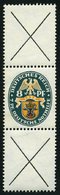 ZUSAMMENDRUCKE S 57 *, 1928, Nothilfe X + 8 + X, Falzrest, Pracht, Mi. 1300.- - Se-Tenant