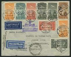 ZULEITUNGSPOST 254 BRIEF, Dänemark: 1934, 3. Südamerikafahrt, Prachtbrief - Zeppelins