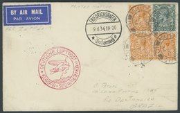 ZULEITUNGSPOST 250Aa BRIEF, Großbritannien: 1934, 2. Südamerikafahrt, Auflieferung Friedrichshafen, Stempel B, Drucksach - Zeppeline