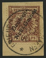 DEUTSCH-NEUGUINEA 6 BrfStk, 1897, 50 Pf. Lebhaftrötlichbraun, Stempel STEPHANSORT, Prachtbriefstück, Gepr. Bothe, Mi. (6 - Deutsch-Neuguinea