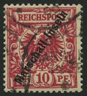 MARSHALL-INSELN 3I O, 1897, 10 Pf. Jaluit-Ausgabe, Pracht, Gepr. Jäschke-L., Mi. 110.- - Marshall Islands