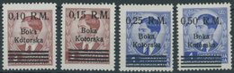 KOTOR 7-10 **, 1944, Boka Kotorska, Prachtsatz, Signiert, Mi. 200.- - Ocupación 1938 – 45