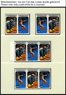 DDR 2983-86 **, 1985, Zirkus, Alle 16 Zusammendrucke Komplett (W Zd 645-52 Und S Zd 292-99), Pracht, Mi. 95.- - Used Stamps