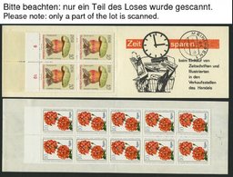 ZUSAMMENDRUCKE A. SMHD 3a-6ba **, 1972-74, 6 Verschiedene Markenheftchen, Fast Nur Pracht, Mi. 125.- - Zusammendrucke