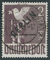 BERLIN 18 O, 1948, 2 M. Schwarzaufdruck, Normale Zähnung, Pracht, Fotobefund H.D. Schlegel, Mi. 500.- - Sonstige & Ohne Zuordnung