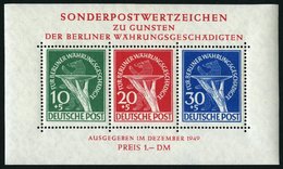 BERLIN Bl. 1 **, 1949, Block Währungsgeschädigte, Pracht, Mi. 950.- - Sonstige & Ohne Zuordnung