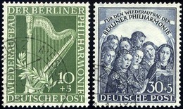 BERLIN 72/3 O, 1950, Philharmonie, Pracht, Mi. 130.- - Sonstige & Ohne Zuordnung