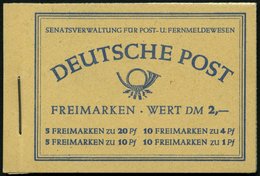 ZUSAMMENDRUCKE MH 2 **, 1952, Markenheftchen Bauten, Pracht, Mi. 1300.- - Zusammendrucke