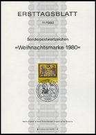 ERSTTAGSBLÄTTER 614-36 BrfStk, 1980, Kompletter Jahrgang, ETB 1 - 11/80, Pracht - Other & Unclassified