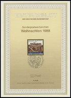 ERSTTAGSBLÄTTER 798-829 BrfStk, 1988, Kompletter Jahrgang, ETB 1 - 17/88, Pracht - Sonstige & Ohne Zuordnung