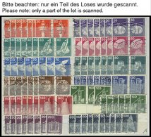 LOTS O, 1974-83, Saubere Dublettenpartie, Komplett, Je 6-10x, Feinst/Pracht, Mi. Ca. 2500.- - Used Stamps