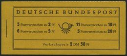 MARKENHEFTCHEN MH 2b **, 1955, Markenheftchen Heuss, Reklame Pelikanöl Für Papier, Pracht, Mi. 320.- - Other & Unclassified