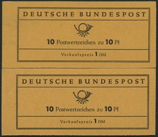 MARKENHEFTCHEN MH 6e,fbI **, 1960, Markenheftchen Heuss Lumogen, Nachauflage, Mit Roter Bogenlaufnummer Und Randziffer 7 - Other & Unclassified