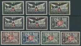 ÄGÄISCHE INSELN 123-32 *,** , 1932, Italienische Besetzung, Fast Postfrisch, Prachtsatz - Ägäis