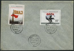 ALBANIEN 2264/5 BRIEF, 1985, 40. Jahrestag Des Sieges Auf Umschlag Mit Ersttagsstempeln, Pracht, R!, Auflage Nur 1370 Sä - Albanien