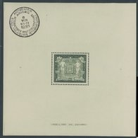 BELGIEN Bl. 1 **, 1930, Block Philatelistische Ausstellung, Rechts Kleine Randknitter Sonst Pracht, Mi. 750.- - Belgium