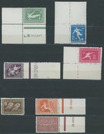 BULGARIEN 252-56 **, 1933, 4. Balkanspiele, Bis Auf 10 L. Alle Vom Rand- Bzw. Eckrand, Prachtsatz, R!, Mi. (1100.-) - Sonstige & Ohne Zuordnung