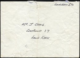 IRLAND 1974, Brief An Mr. J. Graig, Gefangener Im Long-Kesh-Gefängnis, Bereich 17, Rückseitiger Absenderstempel Der Gefa - Sonstige & Ohne Zuordnung