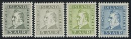 ISLAND 183-86 **, 1935, Jochumsson, Prachtsatz, Mi. 90.- - Other & Unclassified