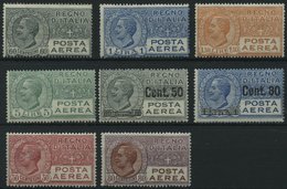 ITALIEN * , 1926/8, Flugpostmarken (Mi.Nr. 230-33,270/1,279/80), Falzrest, 8 Prachtwerte - Italien