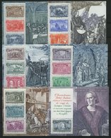 ITALIEN Bl. 9-14 **,o , 1992, Entdeckung Amerikas, Jeweils Postfrisch Und Mit Ersttagsstempeln, 2 Prachtsätze, Mi. 60.- - Italy