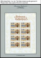 SAMMLUNGEN, LOTS **,Brief , Saubere Sammlung Liechtenstein Von 1996-2000, Jeweils **, Auf FDC`s (nur 1151 Fehlt) Und Auf - Sammlungen