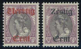 NIEDERLANDE 95/6 **, 1919, Königin Wilhelmina, Postfrisch, Pracht - Other & Unclassified