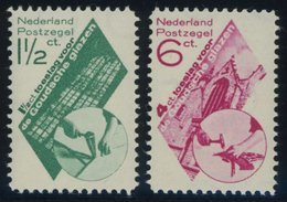 NIEDERLANDE 243/4 **, 1931, Wiederherstellung Der Fenster, Pracht, Mi. 100.- - Sonstige & Ohne Zuordnung