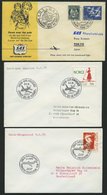 NORWEGEN 1957-75, 5 Verschiedene SAS-Flugpostbelege, Pracht - Sonstige & Ohne Zuordnung