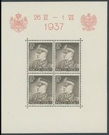 POLEN Bl. 2-4 **, 1937, Besuch Des Königs Von Rumänien, 3 Prachtblocks Mi. 150.- - Sonstige & Ohne Zuordnung