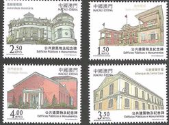 Macau 2011 Public Buildings And Monuments Set Of 4 MNH - Nuovi
