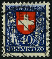 SCHWEIZ BUNDESPOST 188 O, 1923, 40 C. Pro Juventute, Pracht, Mi. 60.- - 1843-1852 Kantonalmarken Und Bundesmarken