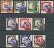 SOWJETUNION 513-22 **, 1935, Spartakiade, Prachtsatz, Mi. 850.- - Used Stamps