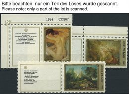 SAMMLUNGEN, LOTS **, 1974-91, Partie Fast Nur Kompletter Ausgaben, Mit Zierfeldern, Bogen- Bzw. Bogenteilen Und Kleinbog - Gebraucht