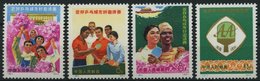 CHINA - VOLKSREPUBLIK 1094-97 (*), 1971, Asiatisch-afrikanische Tischtennis-Wettkämpfe, Wie Verausgabt Ohne Gummi, Prach - Other & Unclassified