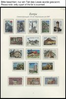 EUROPA UNION O, 1978, Baudenkmäler, Kompletter Jahrgang, Pracht, Mi. 99.50 - Collections
