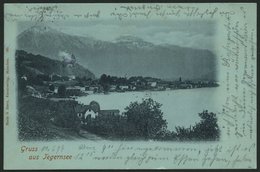 DEUTSCHLAND ETC. TEGERNSEE, Gruss Aus.. Karte Von 1899, Gebraucht - Sonstige & Ohne Zuordnung